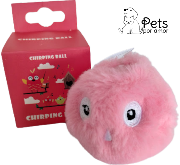 Bolinha com Som de Pássaro com Catnip