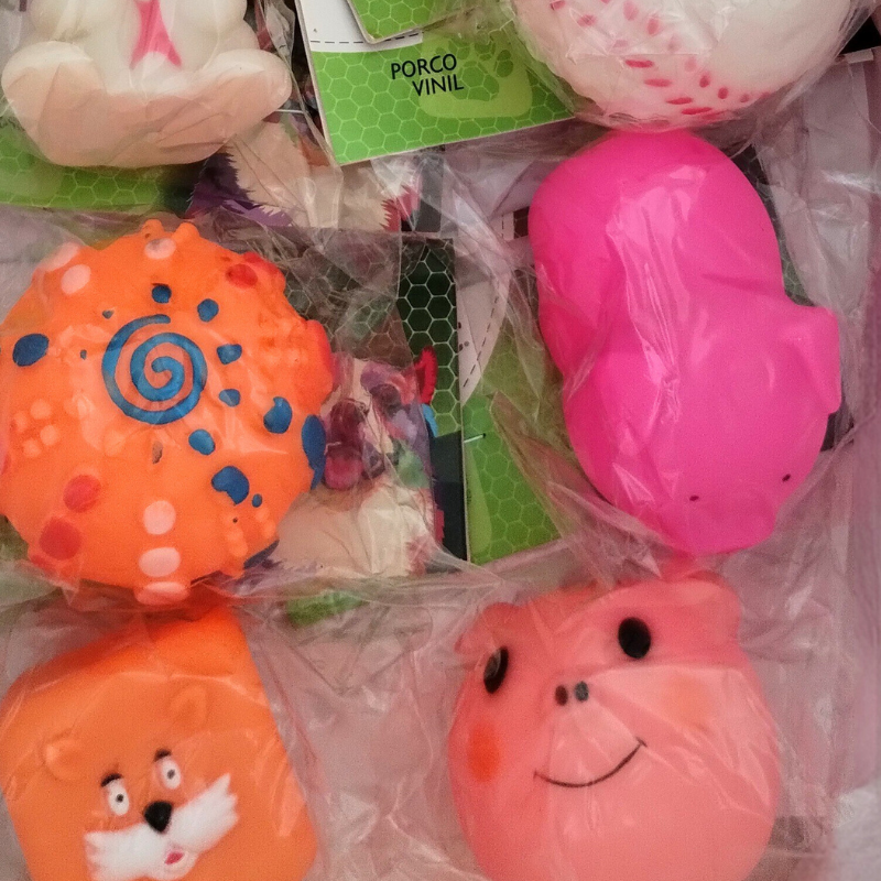 Brinquedos Mordedores com Apito