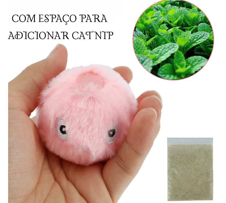 Bolinha com Som de Pássaro com Catnip