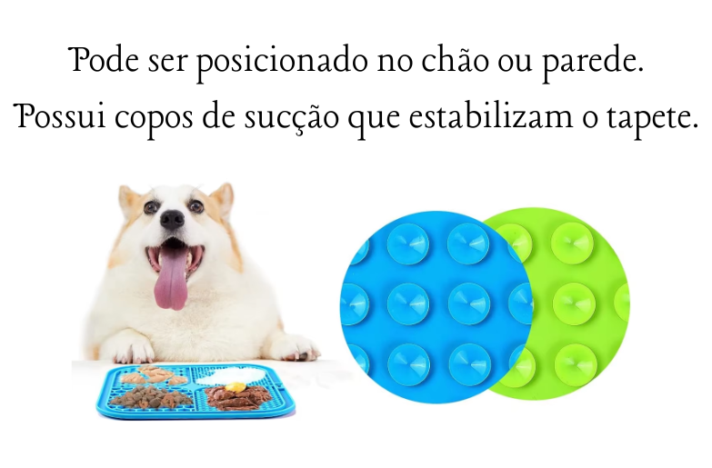 Comedouro Tapete Lambe Lambe