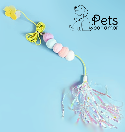 Brinquedo Elástico com Fixação para Gatos
