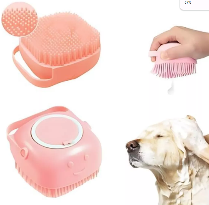 Escova de Banho Multifuncional Pet
