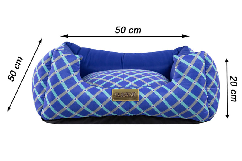 Cama Azul para Pet de Luxo