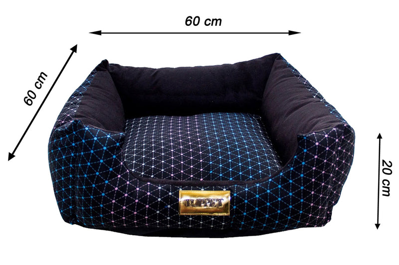 Cama Preta para Pet de Luxo
