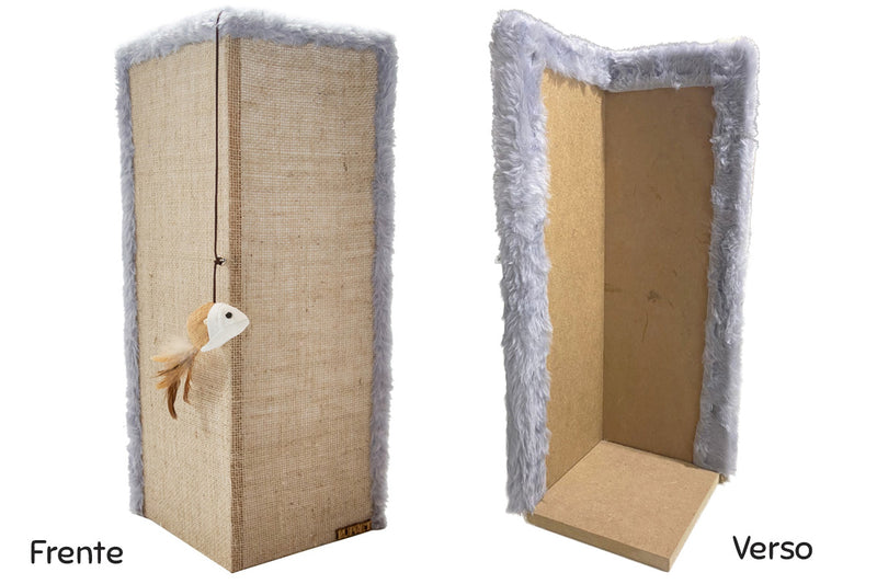 Kit com 2 Arranhadores Canto de Sofá e Arranhador Bolinha Para Gatos
