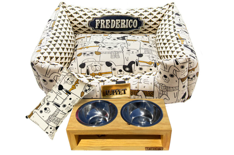 Kit Enxoval de Luxo para Cachorro