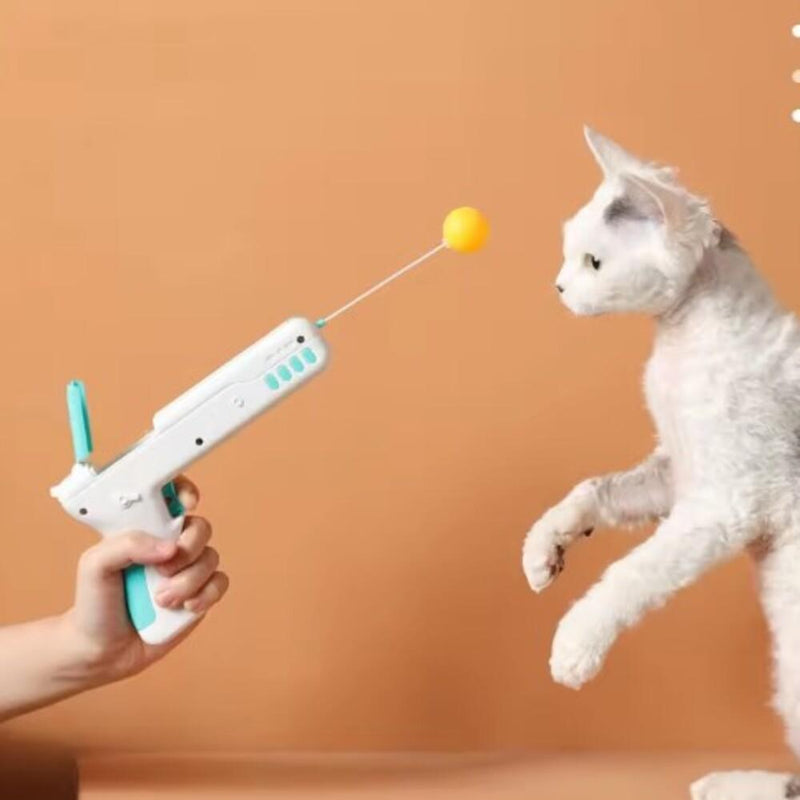 Brinquedo Interativo 2 em 1 para Gatos