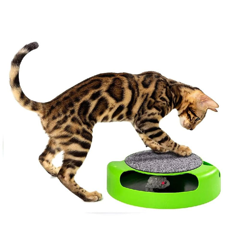 Brinquedo para Gato Giratório com Arranhador