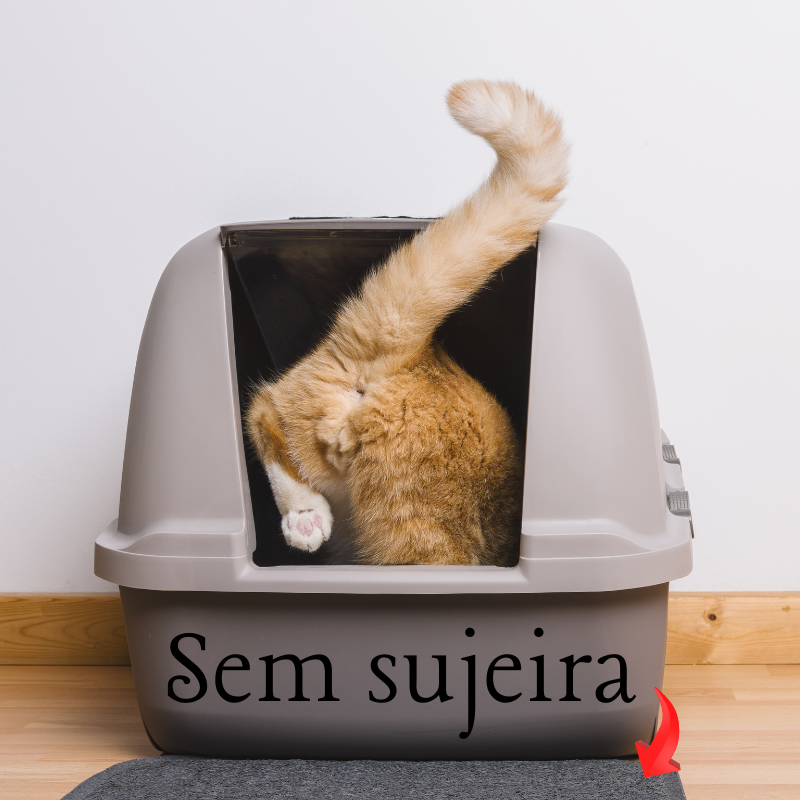 Tapete Coletor de Areia para Gatos